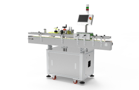 立式圓形罐子貼標(biāo)機(jī)