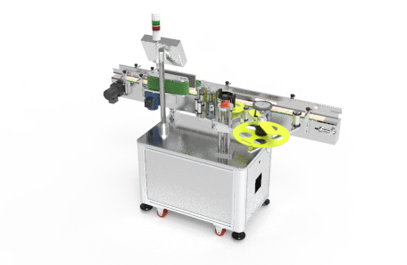 立式圓形罐子貼標(biāo)機(jī)