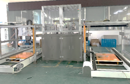 知名外資制藥企業(yè)定制軒特紙箱全自動貼標(biāo)生產(chǎn)線